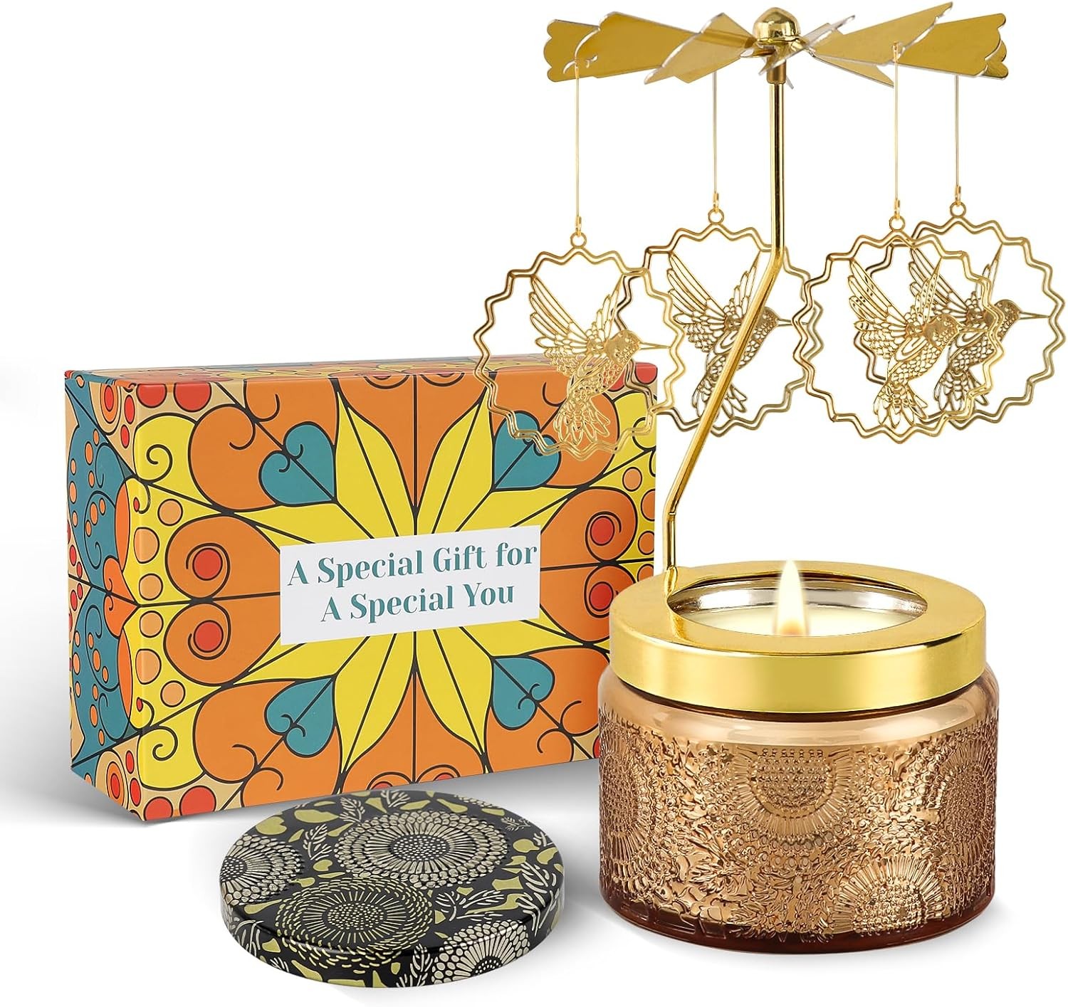 Birthday Gifts for Women, Christmas Gifts for Women & Mom, Unique Personalized Gifts for Daughter Sister Friends, Funny Candle Sets, Funny Candle Gifts for Women (Hummingbird)