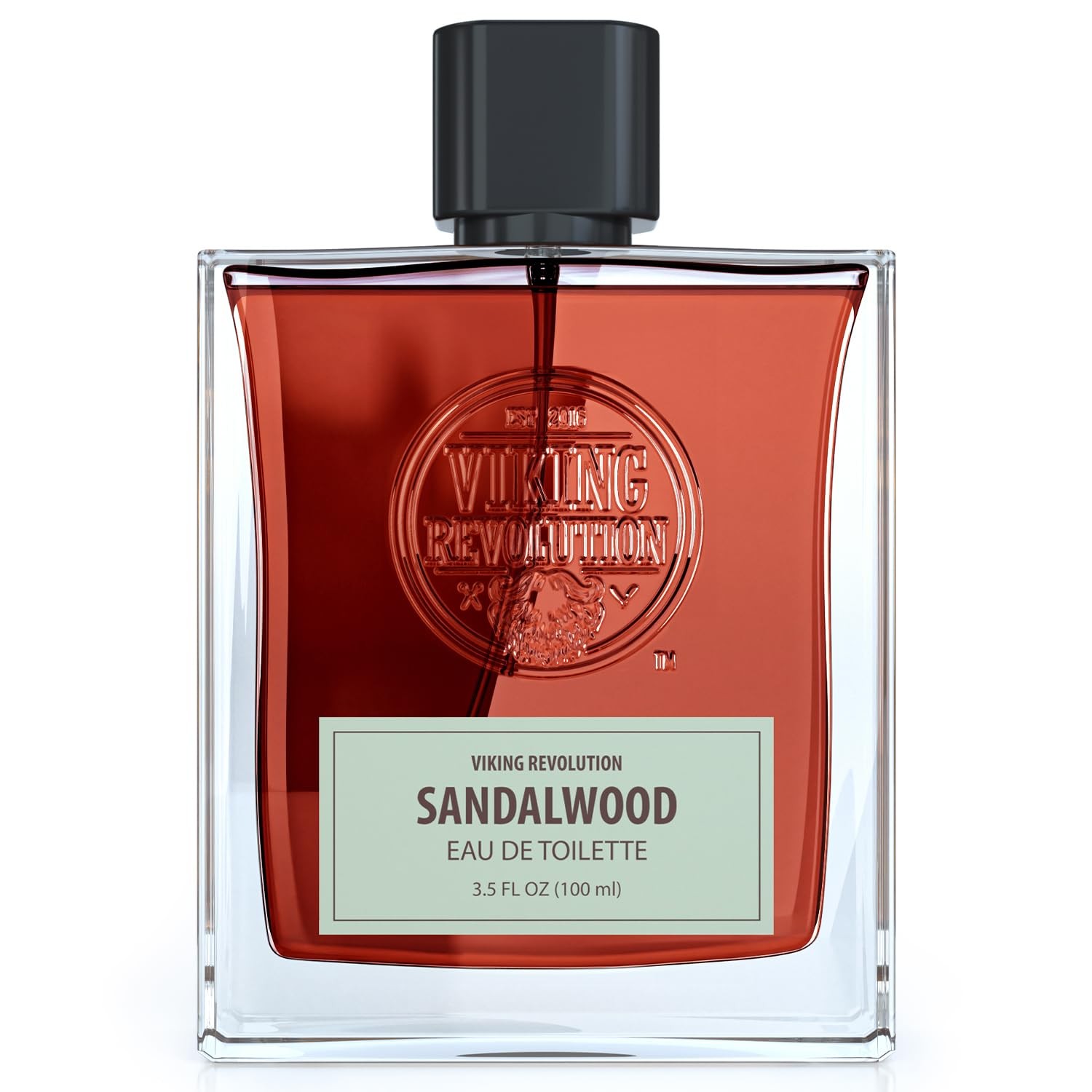 Viking Revolution Sandalwood Cologne for Men - Earthy Mens Cologne Spray Eau de Toilette - Woody Sandalwood Perfume for Men with Notes of Musk, Ambergris, Cedar and Vetiver - Gifts for Men 3.5 Fl Oz