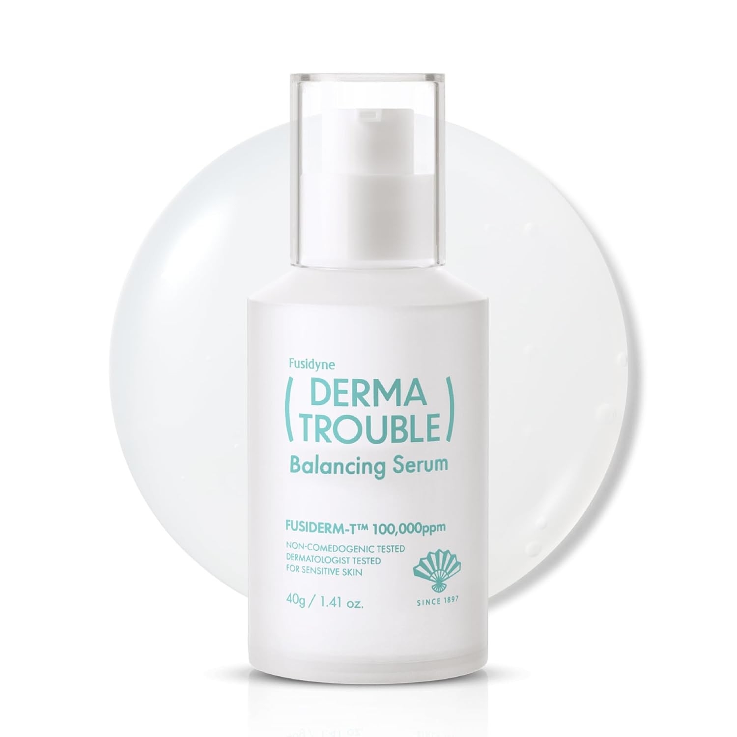 Derma Trouble Balancing Serum (1.41oz) - Soothe Troubled Skin for a Balanced, Healthy Complexion. Gentle Serum for Comedonal Acne. Korean Skin Care with Fusiderm-T 100,000ppm.
